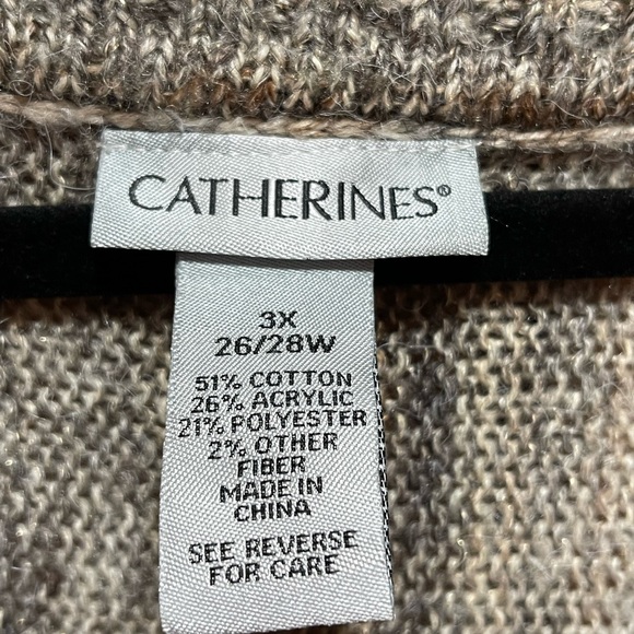 Catherines Demin Jacket Button Front 3X - Picture 2 of 10
